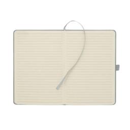 Rackhams Cordi note Hard Cover RPET A5 Notebook - Grey - One Size - Grey - thumbnail 3