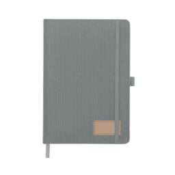 Rackhams Cordi note Hard Cover RPET A5 Notebook - Grey - One Size - Grey - thumbnail 2