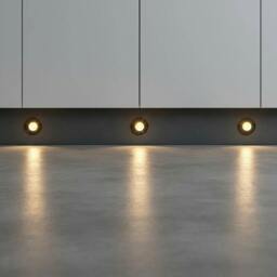 Rackhams 1 Watt Black LED Plinth Light - thumbnail 3