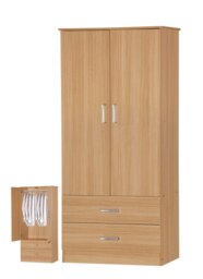 Rackhams Wrexham Stylish Oak Finish Bedroom furniture - Oak - Full set - thumbnail 2