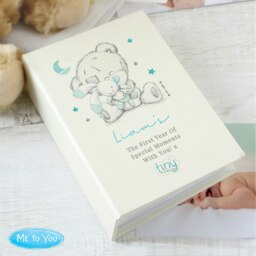 Rackhams Personalised Tiny Tatty Teddy Blue 6x4 Photo Album with Sleeves
