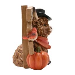 Rackhams Welcome to my Patch Highland Cow Ornament - thumbnail 3