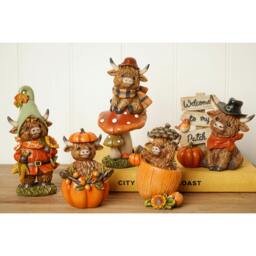 Rackhams Welcome to my Patch Highland Cow Ornament - thumbnail 6