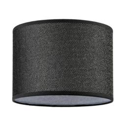 Rackhams Modern and Designer Mini Diamond Black Glitter Fabric Lamp Shade - thumbnail 1