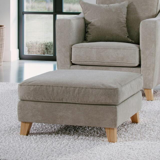 Rackhams The Elton Footstool - Stone - image 1