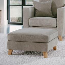 Rackhams The Elton Footstool - Stone - thumbnail 1