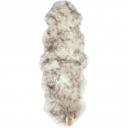 Rackhams Double Australian Sheepskin Rug - Double - Sheepskin - Oak - thumbnail 2