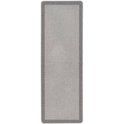 Rackhams Washable Striped Grey Mat and Runner - 67X100 cm - thumbnail 2