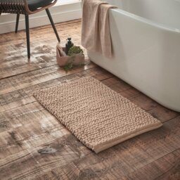 Rackhams Aspen Bobble Bath Mat - Natural - Bath Mat 50 x 80 cm - thumbnail 1