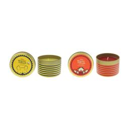 Rackhams Winnie the Pooh Scented Candle Gift Set 2×175g – Honey & Orange Blossom, Popcorn & Malt Barley - 175g - Candle - No