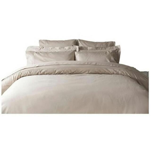 Rackhams Egyptian Cotton Pillowcase - Taupe - 51cm x 75cm - Taupe - 100% Egyptian Cotton