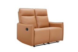 Rackhams Lugo 2-Seat Sofa Man Cognac PU - Red - thumbnail 1