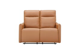 Rackhams Lugo 2-Seat Sofa Man Cognac PU - Red - thumbnail 3