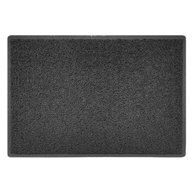 Rackhams Indoor Spaghetti Doormat Plain - Dark Grey - 90cm x 60cm - Yes (Suitable for Indoors) - image 1