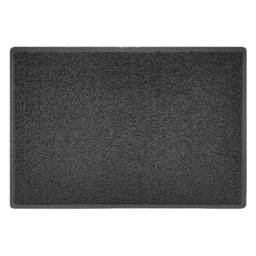 Rackhams Indoor Spaghetti Doormat Plain  - Dark Grey - 90cm x 60cm - Yes (Suitable for Indoors) - thumbnail 1