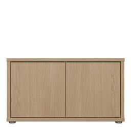 Rackhams Alice Springs Bench with 2 Doors Push-to-Open in Elegancia Oak - W 74.5 X  H 41.5 X  D 34.9cm - 1 - Manufactured Wood - thumbnail 3