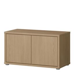 Rackhams Alice Springs Bench with 2 Doors Push-to-Open in Elegancia Oak - W 74.5 X  H 41.5 X  D 34.9cm - 1 - Manufactured Wood - thumbnail 4