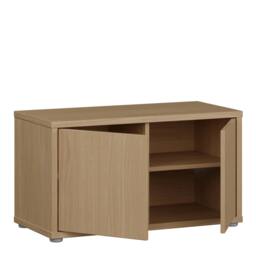 Rackhams Alice Springs Bench with 2 Doors Push-to-Open in Elegancia Oak - W 74.5 X  H 41.5 X  D 34.9cm - 1 - Manufactured Wood - thumbnail 5