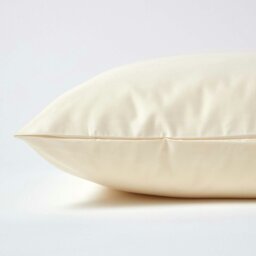 Rackhams Premium 1000 TC Egyptian Cotton Sateen Weave Pillowcase, European Size - White - 60 x 60 cm - thumbnail 3