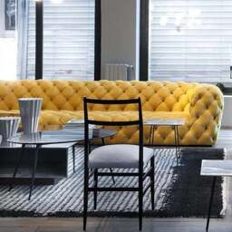 Rackhams ClassicCharm Three Seater/ Four Seater Sofa - Two Seater 235cm - Yellow - thumbnail 3