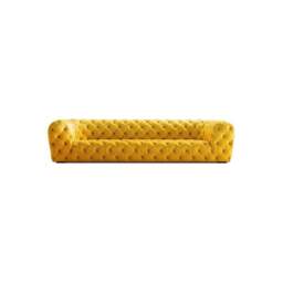 Rackhams ClassicCharm Three Seater/ Four Seater Sofa - Two Seater 235cm - Yellow - thumbnail 2