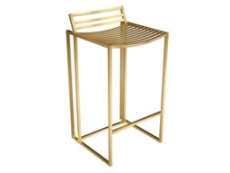 Rackhams Federico Bar Stools - Black Matt Powder - thumbnail 5