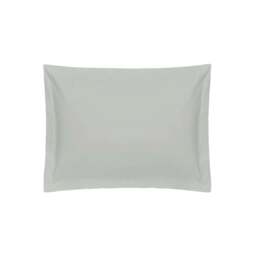 Rackhams 400 Thread Count Egyptian Cotton Oxford Pillowcase - Platinum - M - Platinum - 100% Egyptian Cotton - thumbnail 1