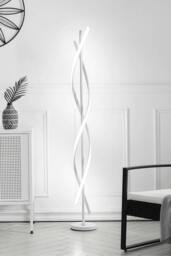 Rackhams Modern LED Floor Lamp - White - One Size - thumbnail 3