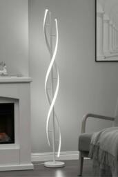 Rackhams Modern LED Floor Lamp - White - One Size - thumbnail 1