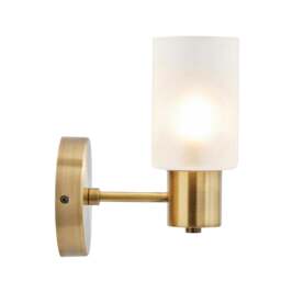 Rackhams Maya 1-Light Antique Brass Wall Light - thumbnail 2