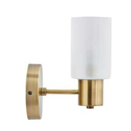 Rackhams Maya 1-Light Antique Brass Wall Light - thumbnail 3