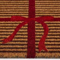 Rackhams Festive Gift Wrapped Coir Door Mat – 40x60 cm - 40X60 cm - thumbnail 2