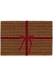 Rackhams Festive Gift Wrapped Coir Door Mat – 40x60 cm - 40X60 cm - thumbnail 1