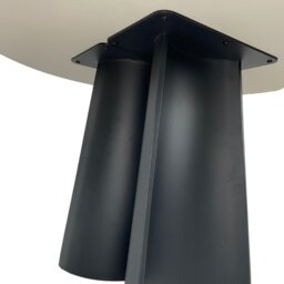 Rackhams Rosemary Round Dining Table - Black & White Marble - Black & White Marble - thumbnail 5
