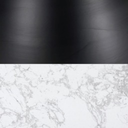 Rackhams Rosemary Round Dining Table - Black & White Marble - Black & White Marble - thumbnail 6