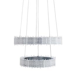 Rackhams Ana LED Chrome Tiered Pendant Ceiling Light - thumbnail 5