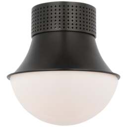 "Rackhams Precision 9"" Flush Mount Light - Antique-Burnished-Brass" - thumbnail 2
