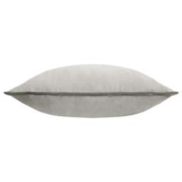 Rackhams Meridian Velvet Cushion Cover - Dove/Charcoal - 45cm x 45cm - Dove/Charcoal - 100% Polyester - thumbnail 3
