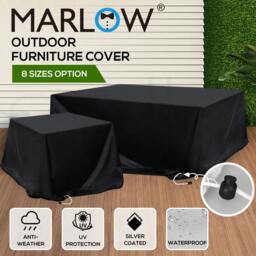 Rackhams Outdoor Furniture Cover Garden Patio Waterproof Rain UV Table Protector 90-350cm - 180cm x 120cm x 74cm - thumbnail 6