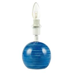 Rackhams Blue and White Ceramic Gloss Table Lamp Base with Tiltable Lamp Holder - thumbnail 4