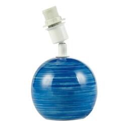 Rackhams Blue and White Ceramic Gloss Table Lamp Base with Tiltable Lamp Holder - thumbnail 3