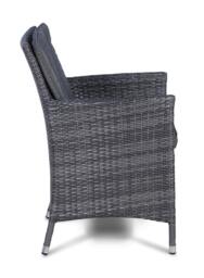 Rackhams Savannah Outdoor Rattan Garden Dining Chair - 1 - Grey - thumbnail 6