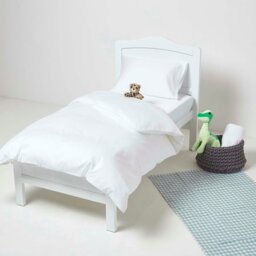 Rackhams Cotton Cot Bed Fitted Sheets 400 Thread Count, 2 Pack - Cream - thumbnail 3