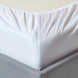 Rackhams Cotton Cot Bed Fitted Sheets 400 Thread Count, 2 Pack - Cream - thumbnail 5