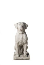 Rackhams Large Life-size Hunting Dog Stone garden ornament - thumbnail 5
