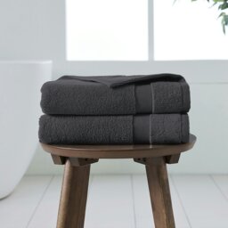 Rackhams 100% Cotton, 750gsm Hand Towel (Pack of 2) - White - 2 - Hand Towel - thumbnail 6