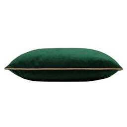 Rackhams Meridian Cushion Cover - Emerald Green/Blush - 55x55cm - Emerald Green/Blush - 100% Polyester - thumbnail 3