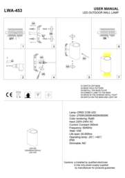 Rackhams 10 Watt White Up and Down Outside Wall Light - thumbnail 5