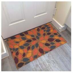 Rackhams Leaves Coir Doormat Gainsborough 45x75 cm - thumbnail 2