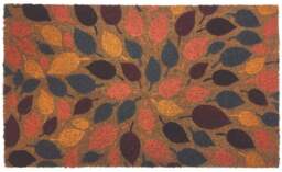 Rackhams Leaves Coir Doormat Gainsborough 45x75 cm